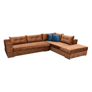 FERENIKI καναπές οικιακού χώρου 300x240xH100 ταπετσαρία ΕΠΙΛΟΓΗΣ